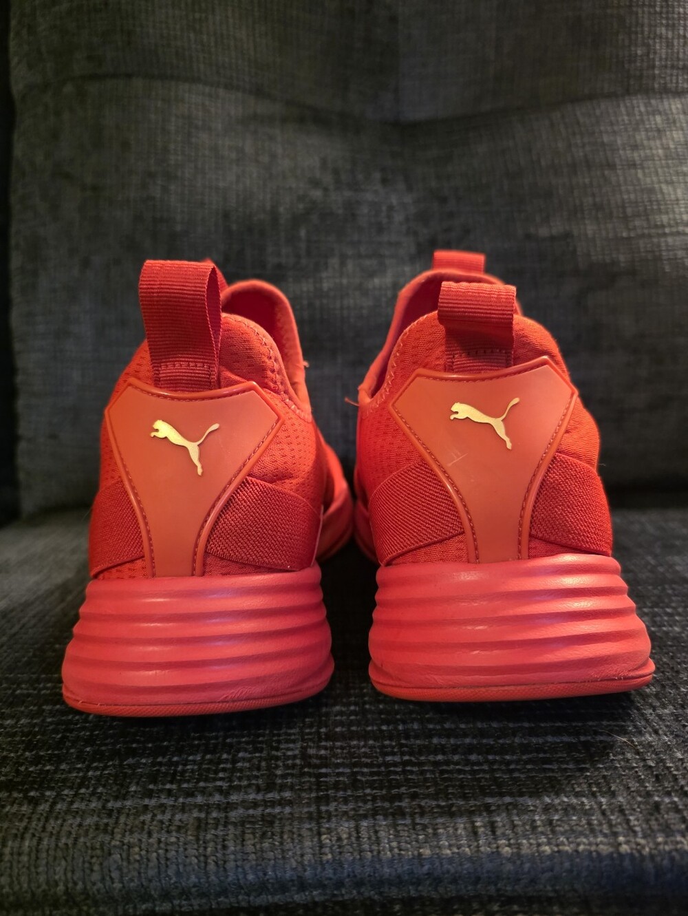 Red PUMA Athletic Shoes Size 10 - Picture 4 of 5